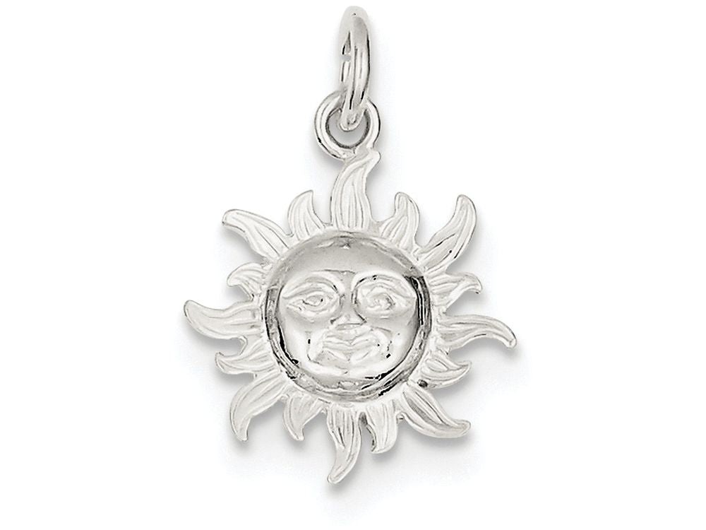 FJC Finejewelers Sterling Silver Sun Charm