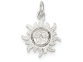 FJC Finejewelers Sterling Silver Sun Charm