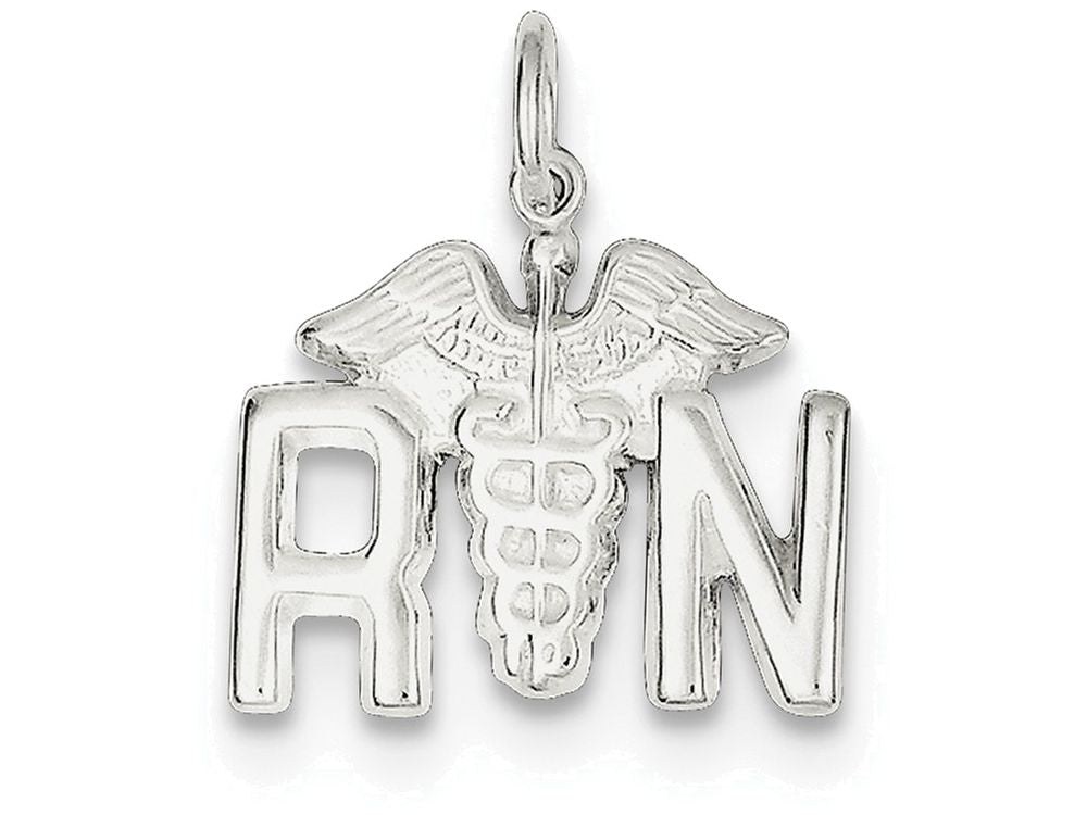 FJC Finejewelers Sterling Silver Nurse Symbol Charm