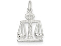 FJC Finejewelers Sterling Silver Scales Of Justice Charm