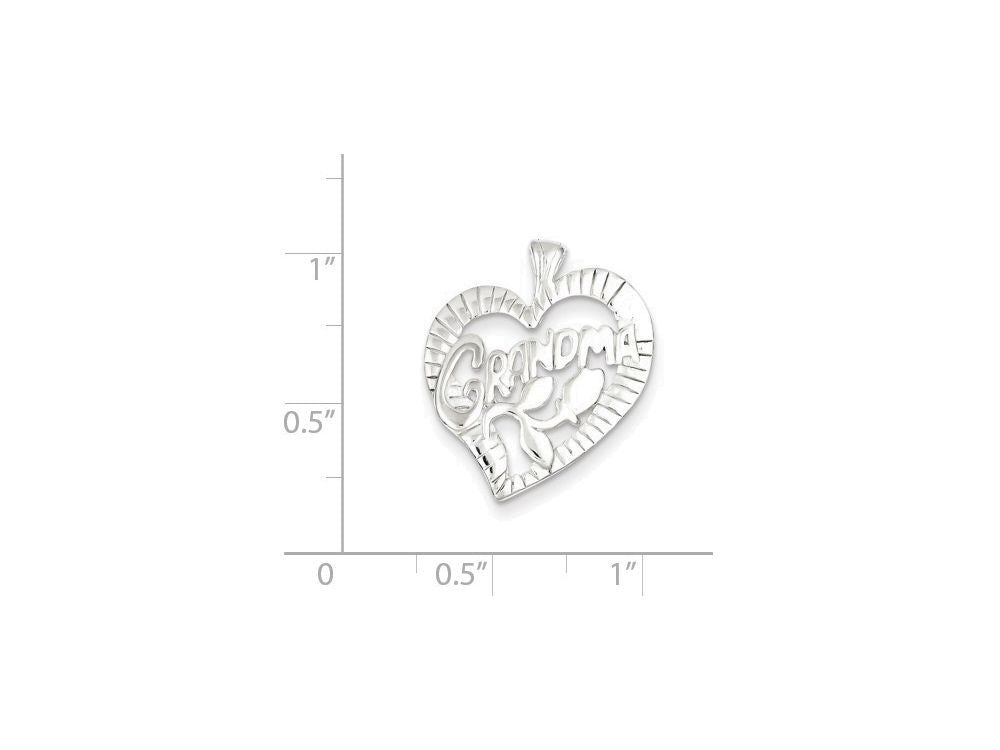 FJC Finejewelers Sterling Silver Grandma Charm