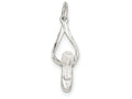 FJC Finejewelers Sterling Silver Ballet Slipper Charm