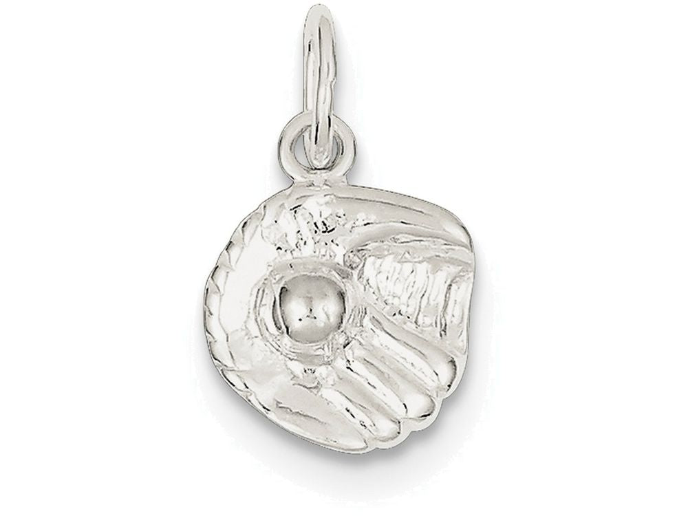 FJC Finejewelers Sterling Silver Baseball Glove Charm