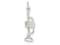 FJC Finejewelers Sterling Silver Trumpet Charm