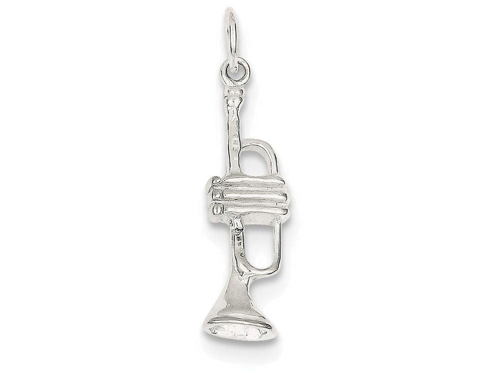 FJC Finejewelers Sterling Silver Trumpet Charm