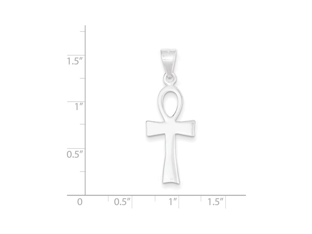 FJC Finejewelers Sterling Silver Ankh Cross Pendant Necklace - Chain Included