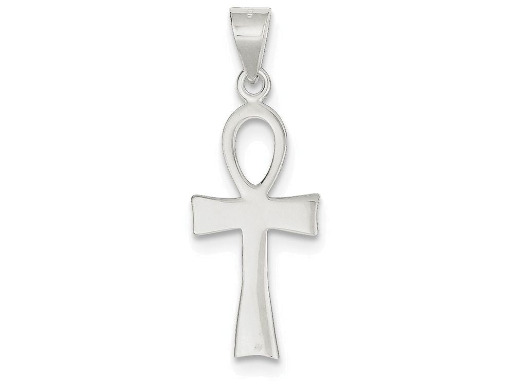 FJC Finejewelers Sterling Silver Ankh Cross Pendant Necklace - Chain Included