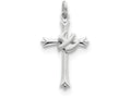 FJC Finejewelers Sterling Silver Holy Spirit Cross Charm