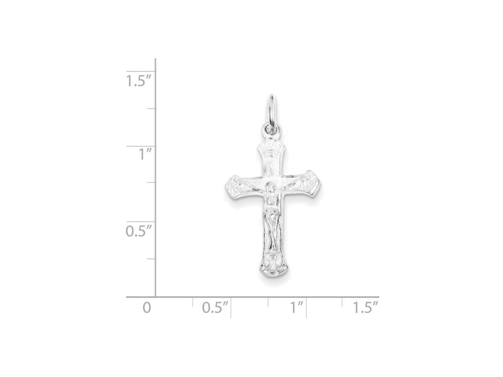 FJC Finejewelers Sterling Silver Crucifix Pendant Necklace - Chain Included