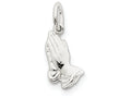 FJC Finejewelers Sterling Silver Praying Hands Charm