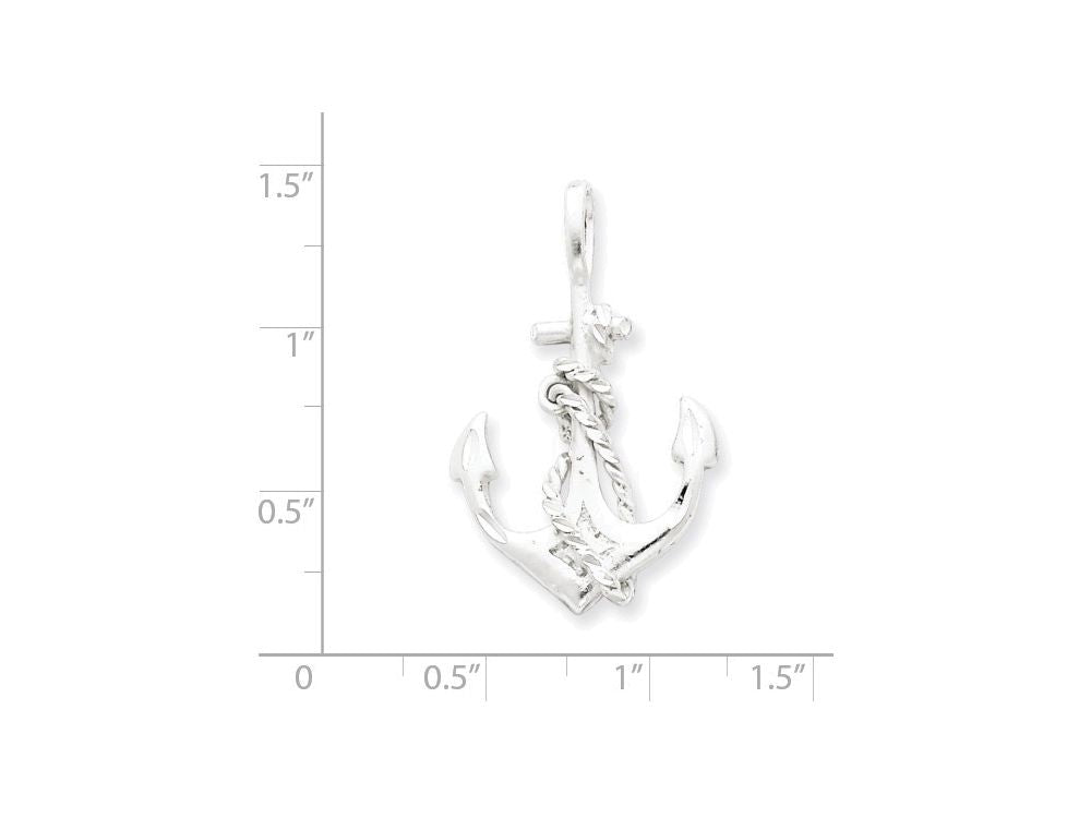 FJC Finejewelers Sterling Silver Anchor Charm