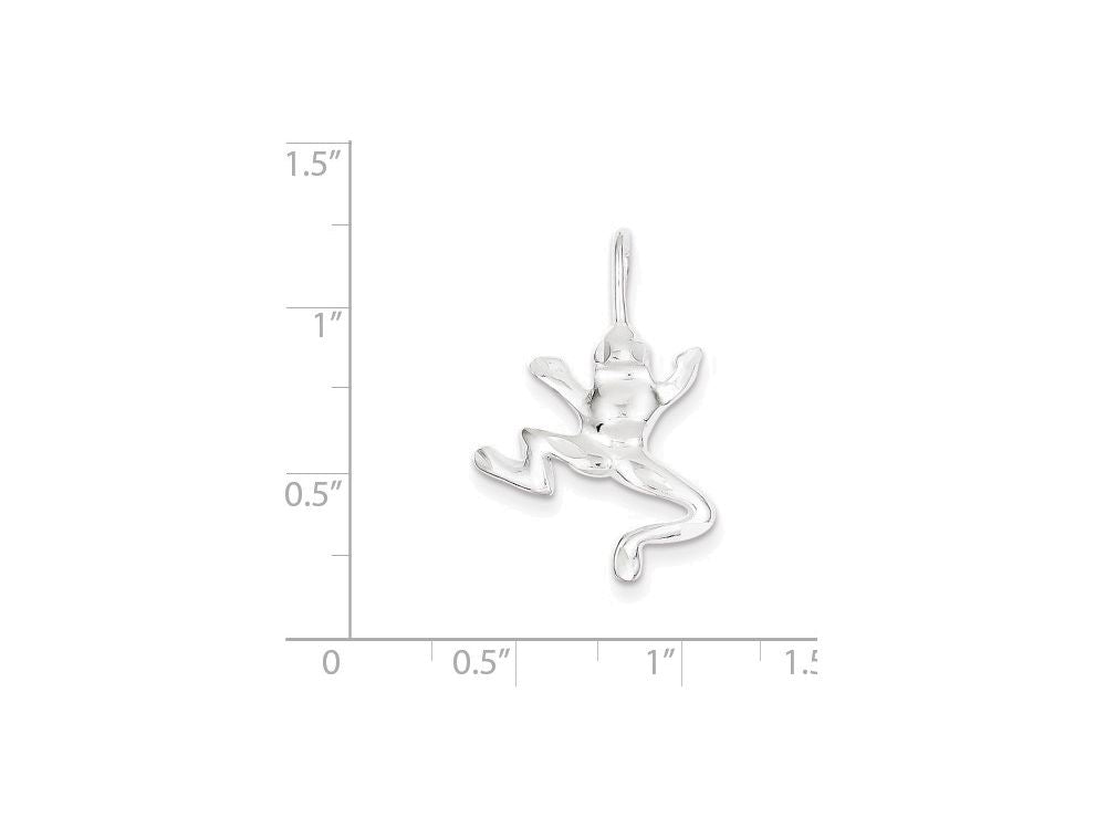FJC Finejewelers Sterling Silver Frog Charm