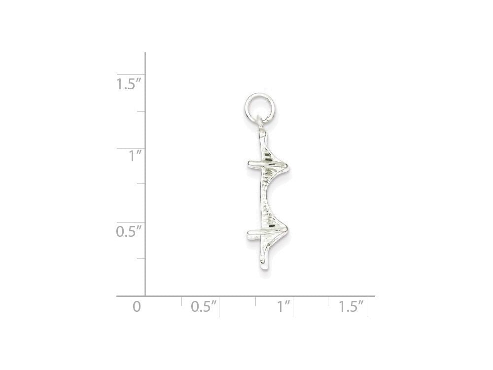 FJC Finejewelers Sterling Silver Mackinac Bridge Charm