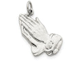FJC Finejewelers Sterling Silver Praying Hands Charm