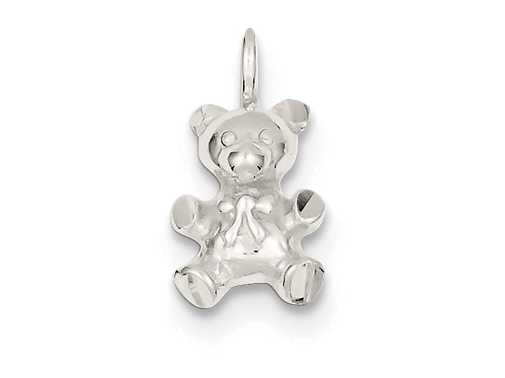FJC Finejewelers Sterling Silver Teddy Bear Charm