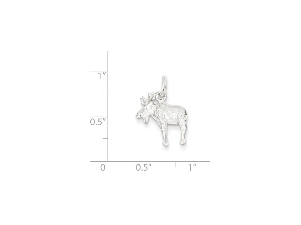 FJC Finejewelers Sterling Silver Moose Charm