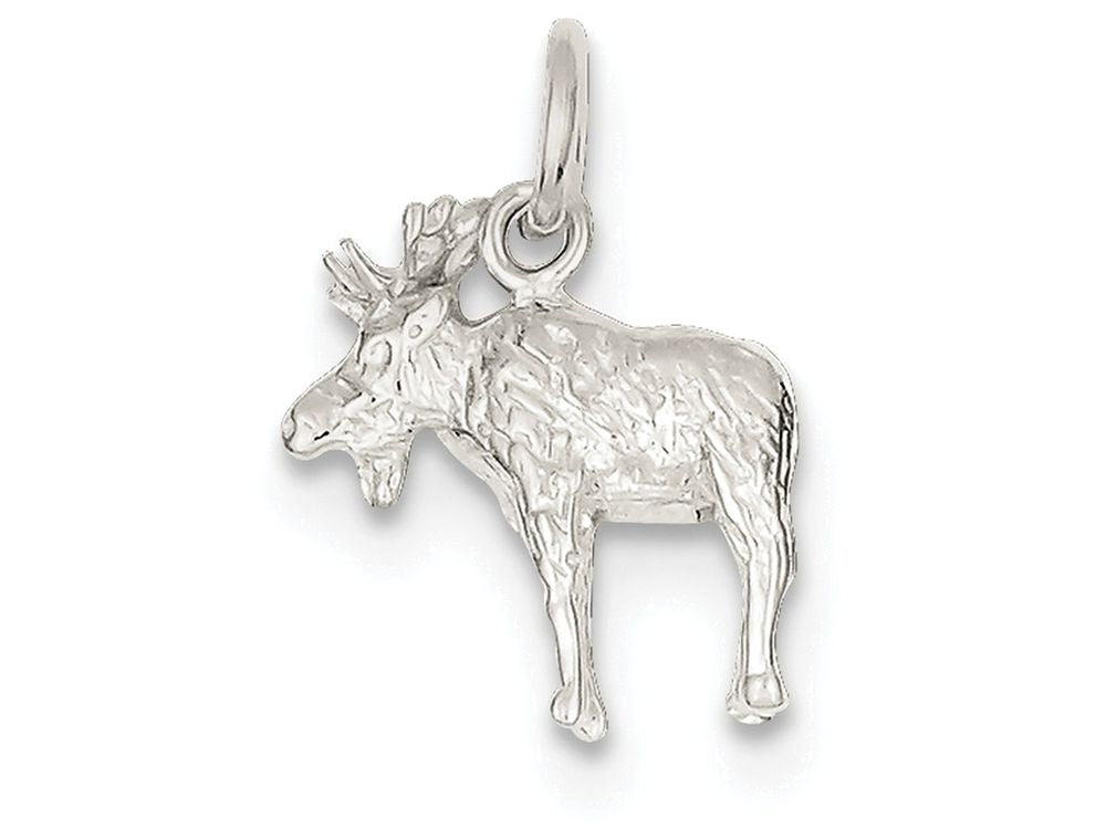 FJC Finejewelers Sterling Silver Moose Charm