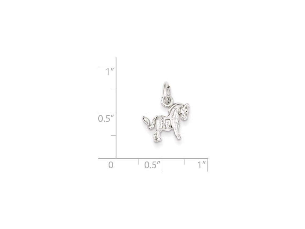 FJC Finejewelers Sterling Silver Horse Charm