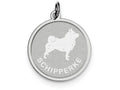 FJC Finejewelers Sterling Silver Schipperke Disc Charm