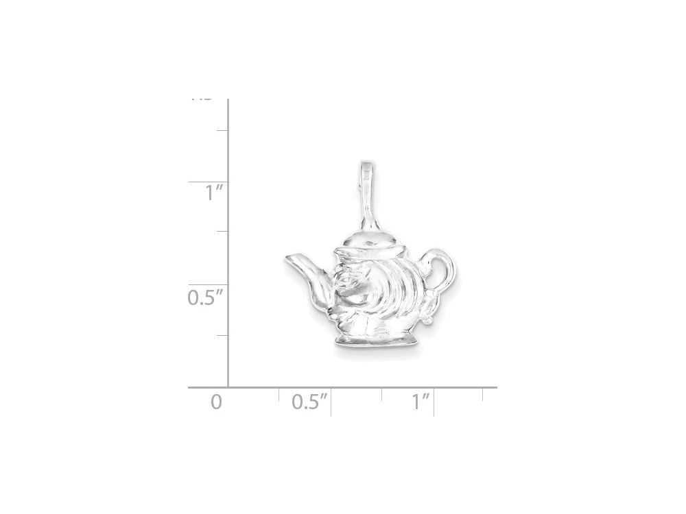 FJC Finejewelers Sterling Silver Teapot Charm