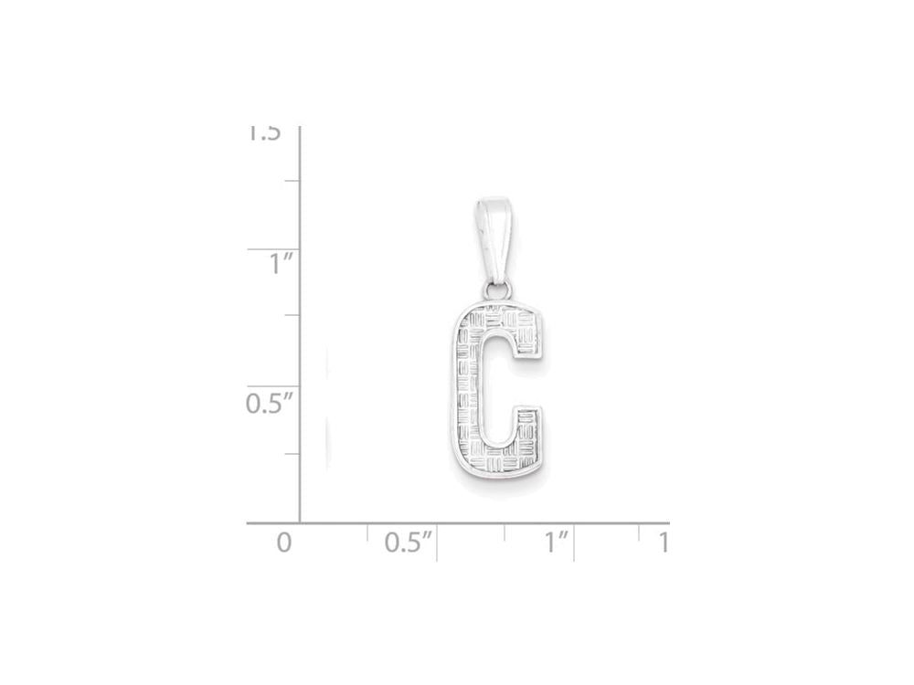 FJC Finejewelers Sterling Silver Initial C Charm