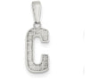 FJC Finejewelers Sterling Silver Initial C Charm