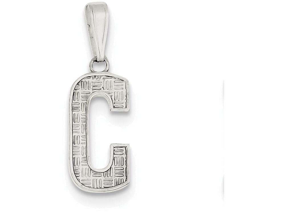 FJC Finejewelers Sterling Silver Initial C Charm