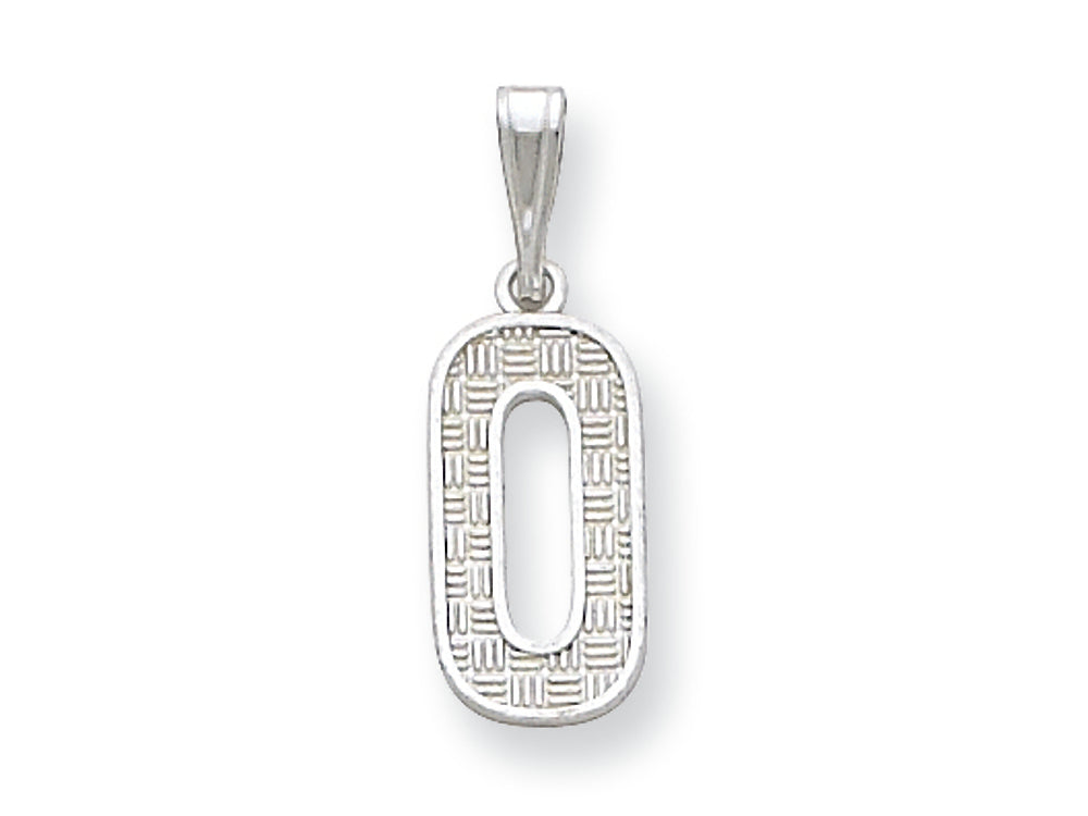 FJC Finejewelers Sterling Silver Initial O Charm