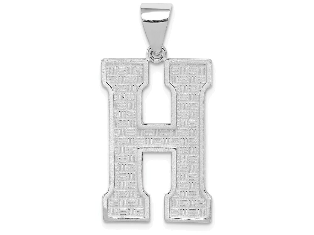 FJC Finejewelers Sterling Silver Initial H Charm