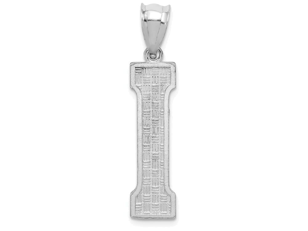 FJC Finejewelers Sterling Silver Initial I Charm