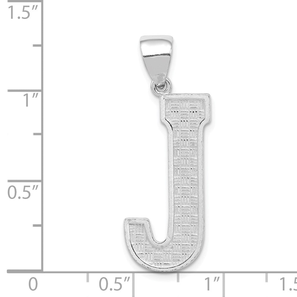 FJC Finejewelers Sterling Silver Initial J Charm