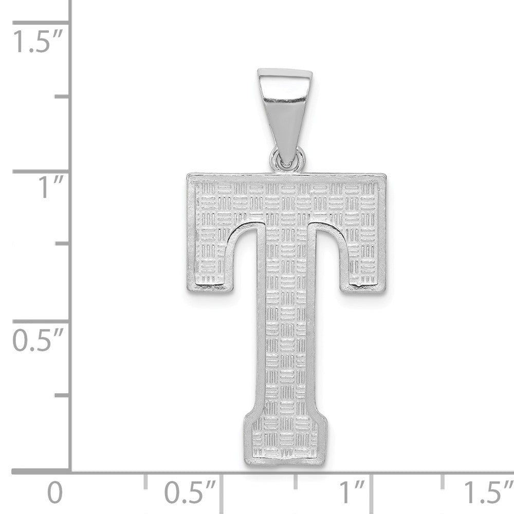 FJC Finejewelers Sterling Silver Initial T Charm
