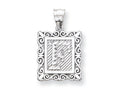 FJC Finejewelers Sterling Silver Initial F Charm
