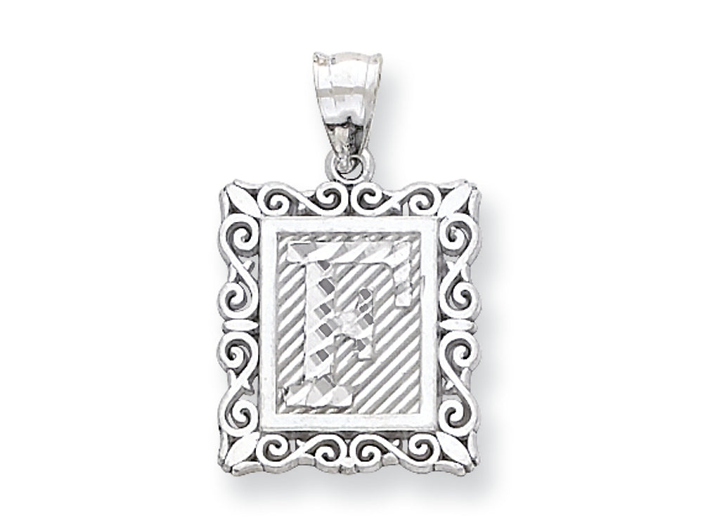 FJC Finejewelers Sterling Silver Initial F Charm