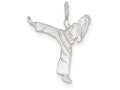 FJC Finejewelers Sterling Silver Karate Charm