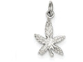 FJC Finejewelers Sterling Silver Leaf Charm