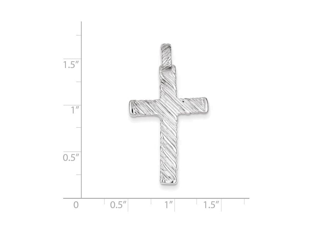 FJC Finejewelers Sterling Silver Latin Cross Charm