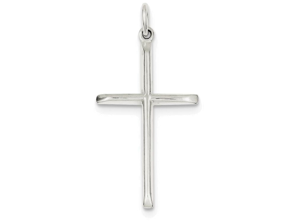 FJC Finejewelers Sterling Silver Cross Pendant Necklace - Chain Included