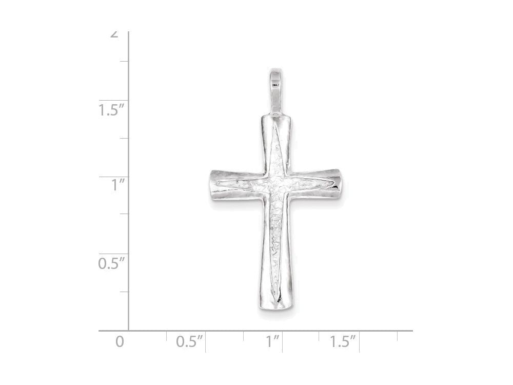 FJC Finejewelers Sterling Silver Cross Pendant Necklace - Chain Included