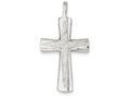 FJC Finejewelers Sterling Silver Cross Pendant Necklace - Chain Included