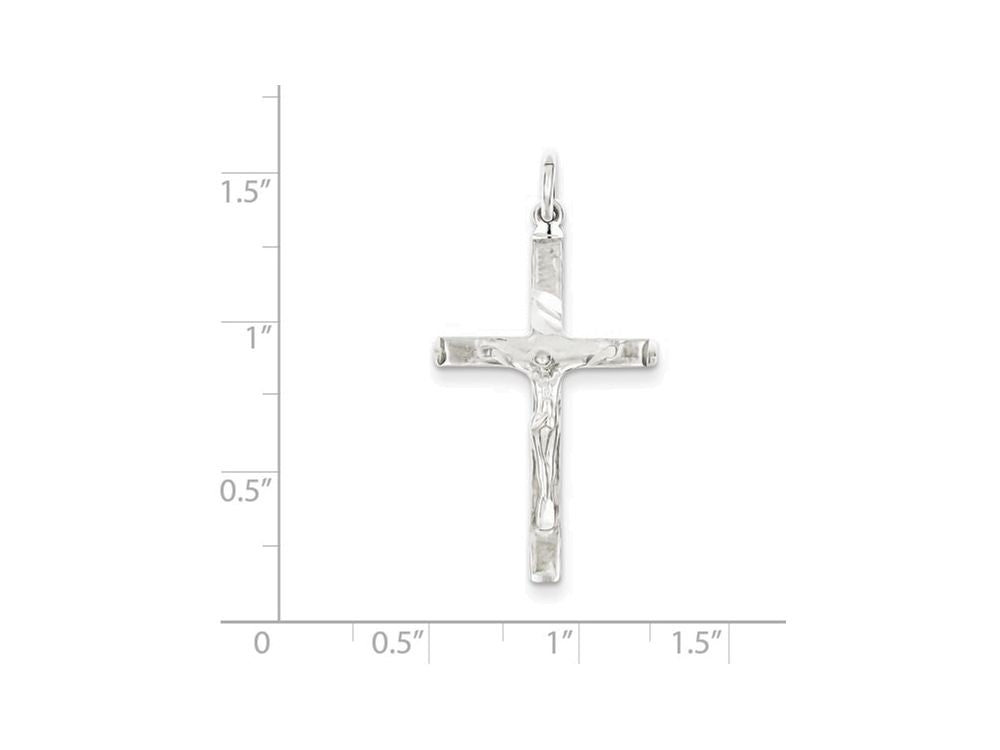FJC Finejewelers Sterling Silver Crucifix Pendant Necklace - Chain Included