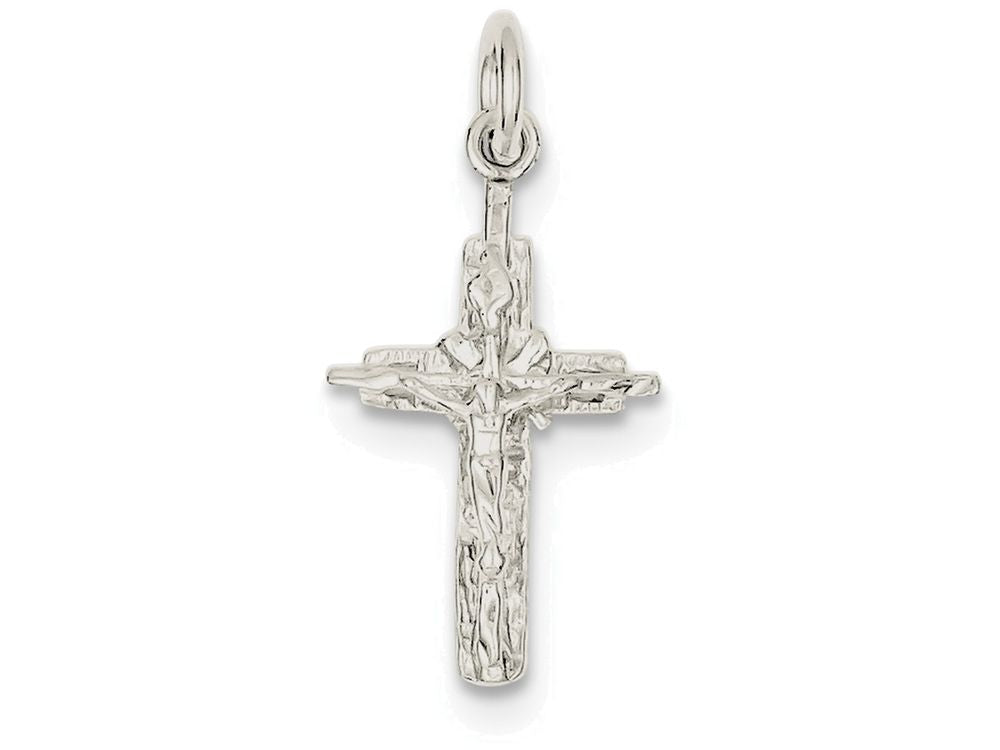 FJC Finejewelers Sterling Silver Inri Crucifix Pendant Necklace - Chain Included