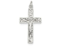 FJC Finejewelers Sterling Silver Inri Crucifix Pendant Necklace - Chain Included