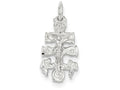 FJC Finejewelers Sterling Silver Cara Vaca Crucifix Pendant Necklace - Chain Included