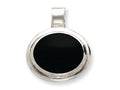 FJC Finejewelers Sterling Silver Onyx Pendant Necklace - Chain Included