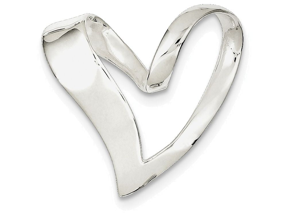 FJC Finejewelers Sterling Silver Heart Slide