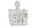 FJC Finejewelers Sterling Silver Daddy's Little Girl Charm