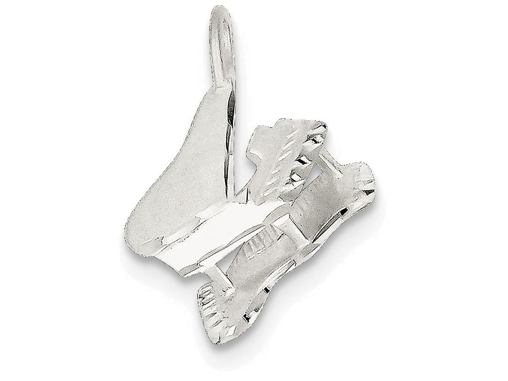 FJC Finejewelers Sterling Silver Piano Charm