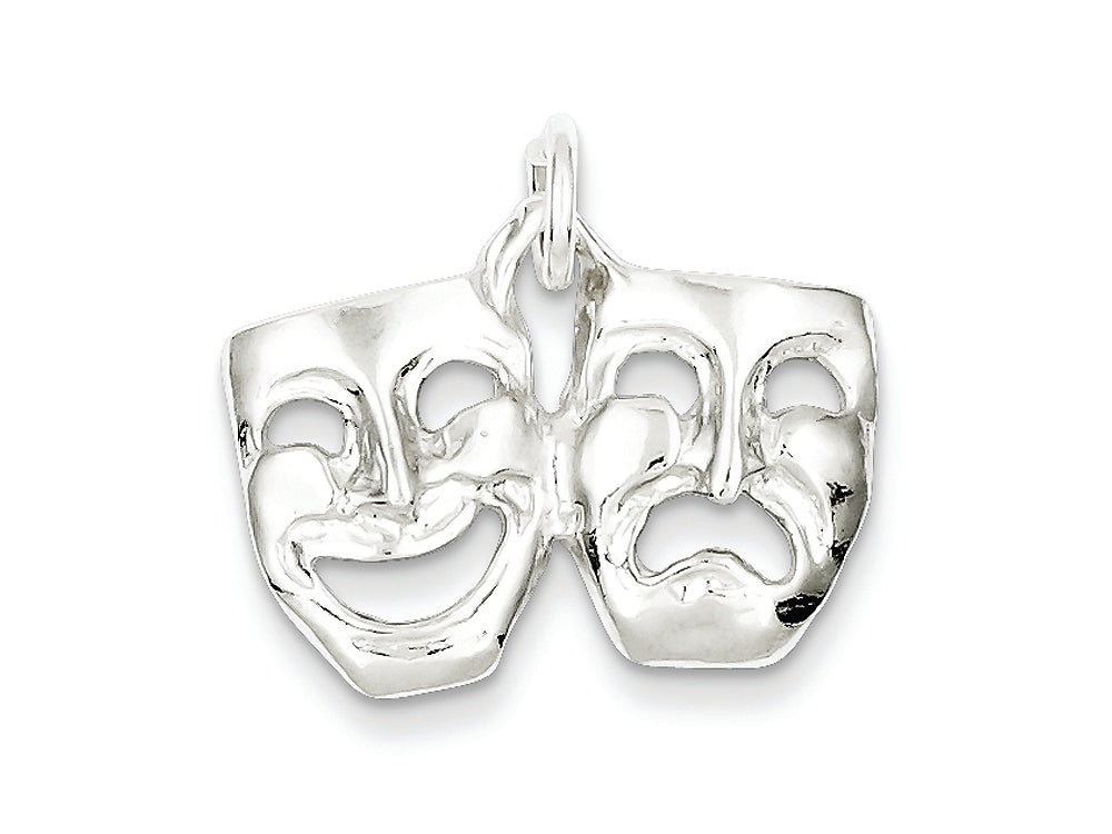 FJC Finejewelers Sterling Silver Comedy/tragedy Charm