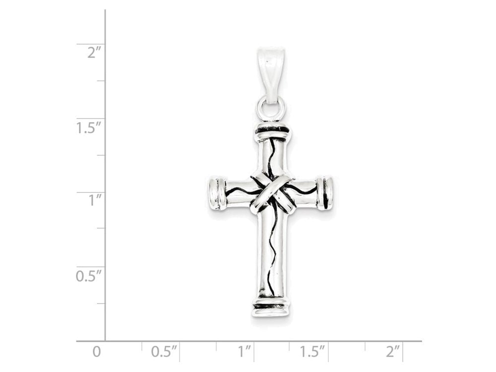 FJC Finejewelers Sterling Silver Cross Pendant Necklace - Chain Included